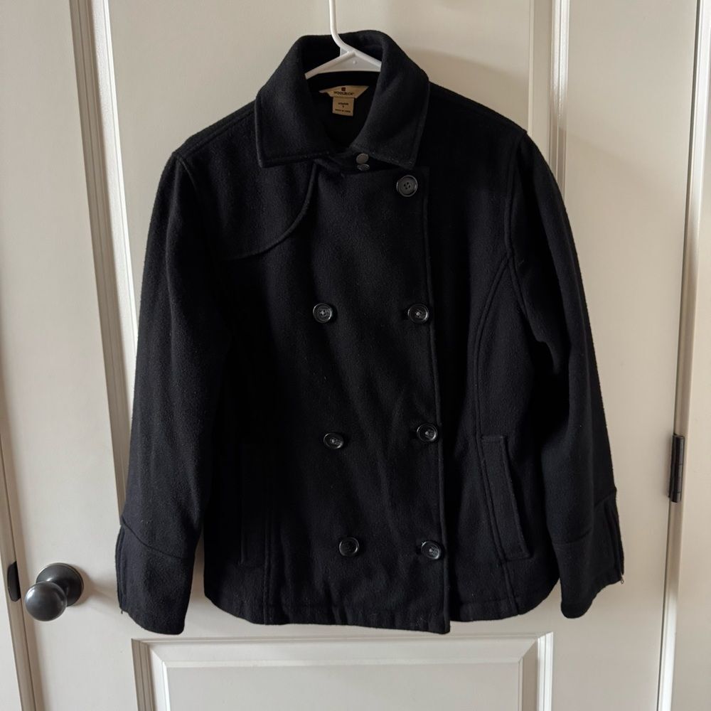 Woolrich double-breasted pea coat